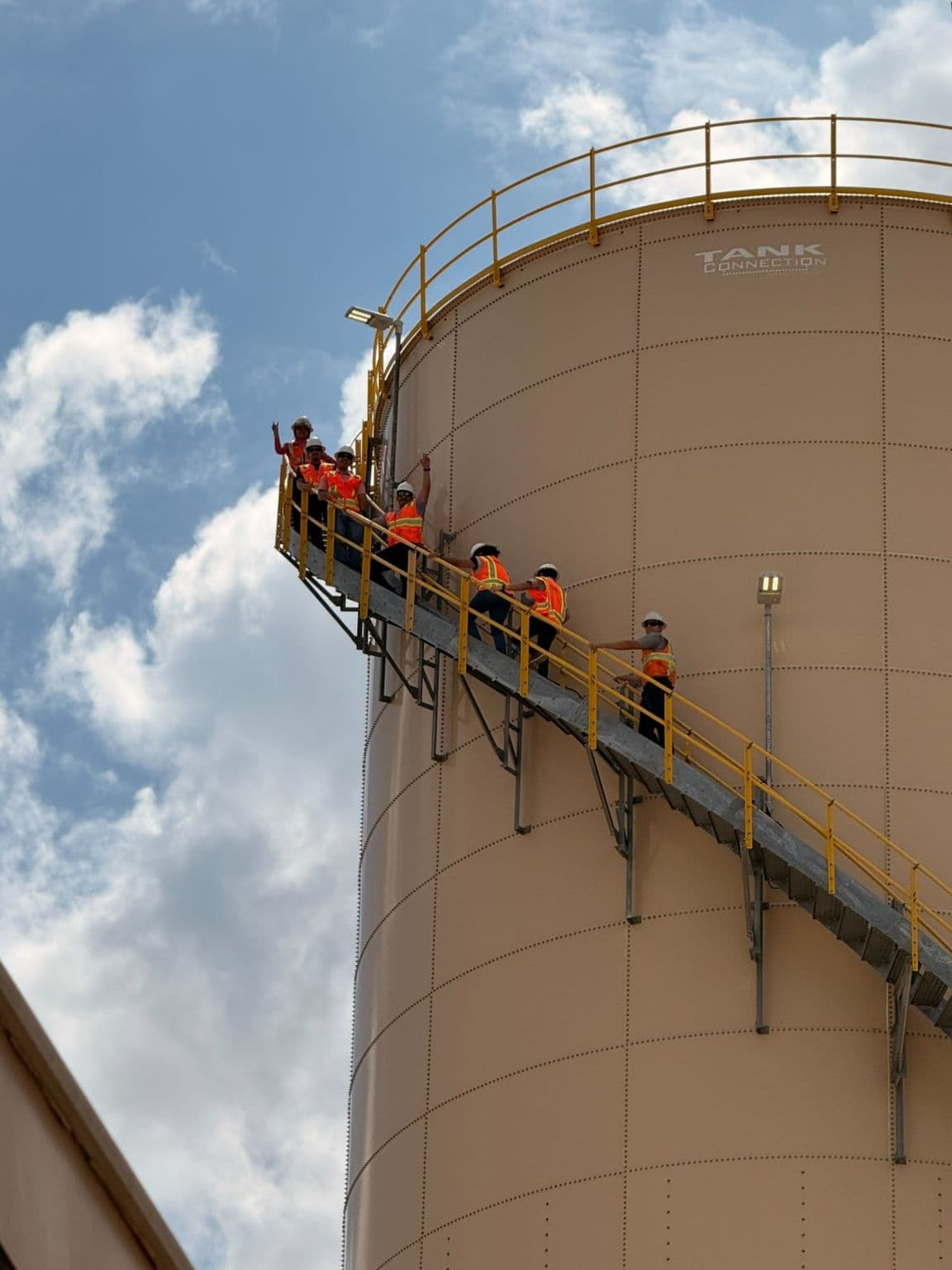 CIG Logistics summer interns touring terminal facilities