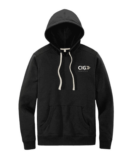 Black CIG Logistics pullover hoodie
